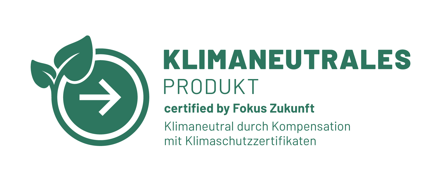 Logo Klimaneutrales Produkt